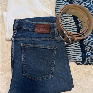 Lauren Ralph Lauren Medium Blue Straight Leg Jeans